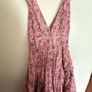 J. Crew Collection Pink Floral Dress